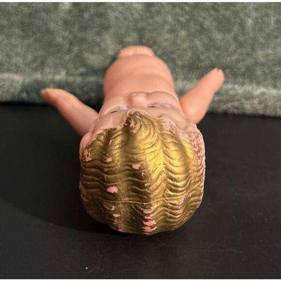 Vintage Kewpie Flapper Girl Carnival Style Doll Arms Move - Picture 4 of 8